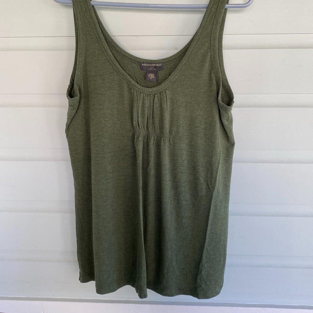 BR Tank Top, Olive Green, XL